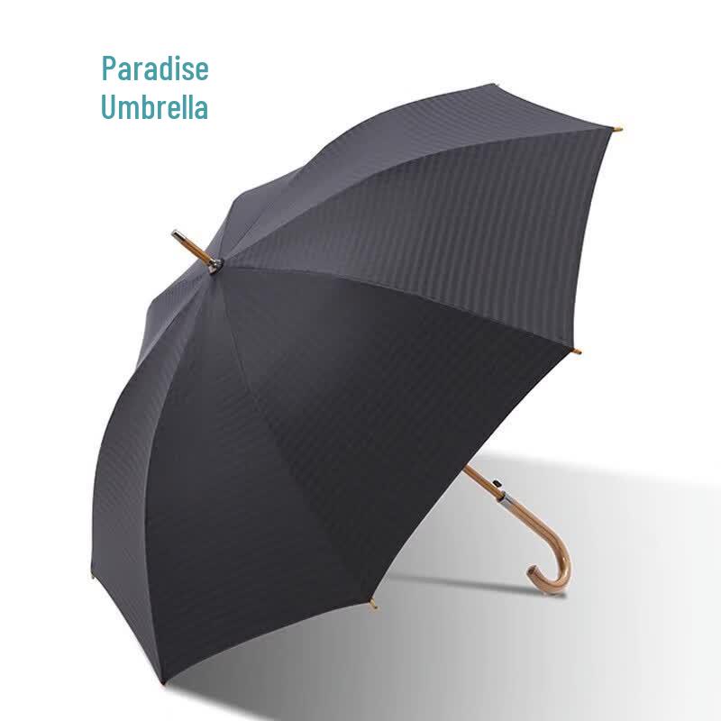 Heaven Umbrella Large Semi-Automatic Straight Business Umbrella