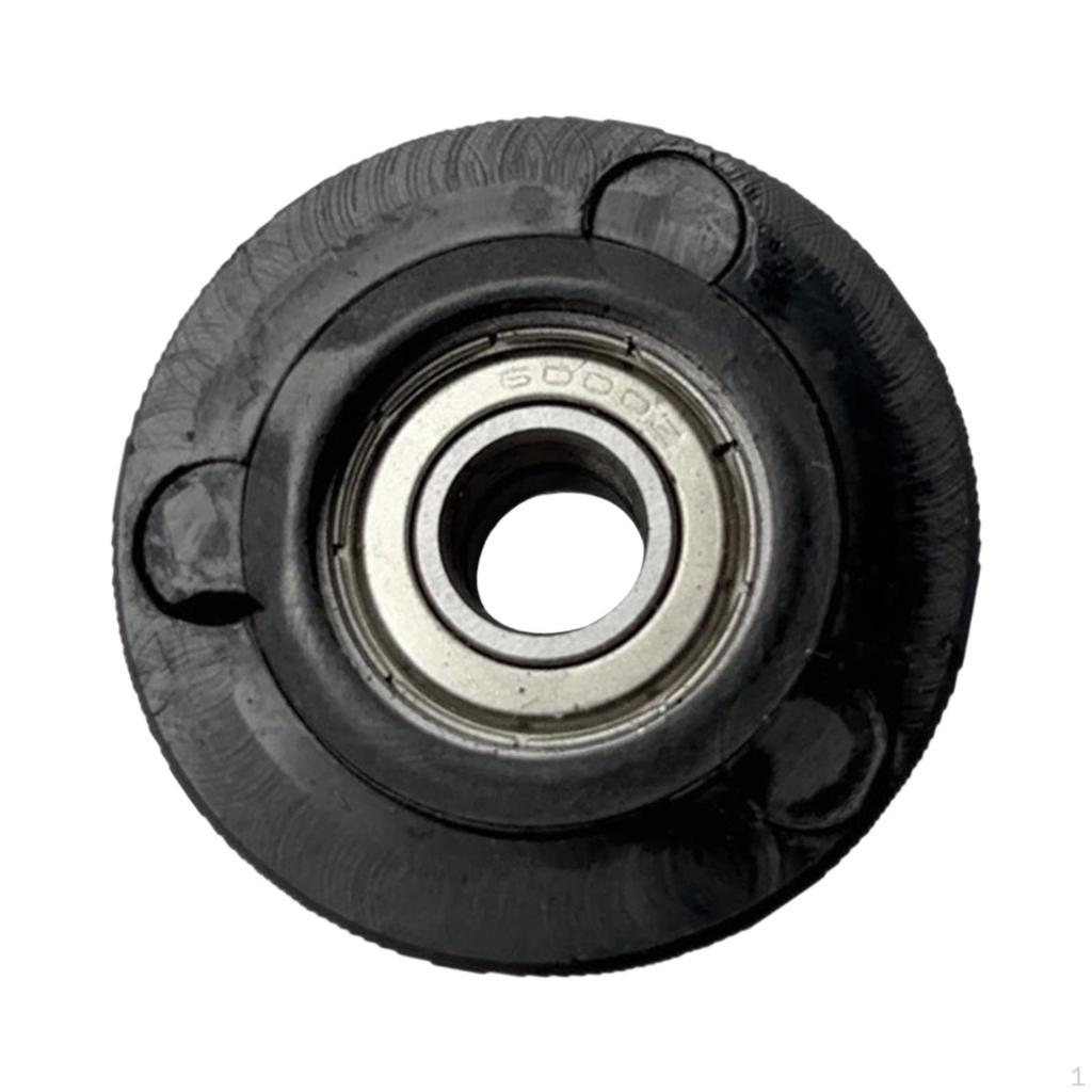 Black Cushion Wheels for Rowing Machine Seats, Easy Installation