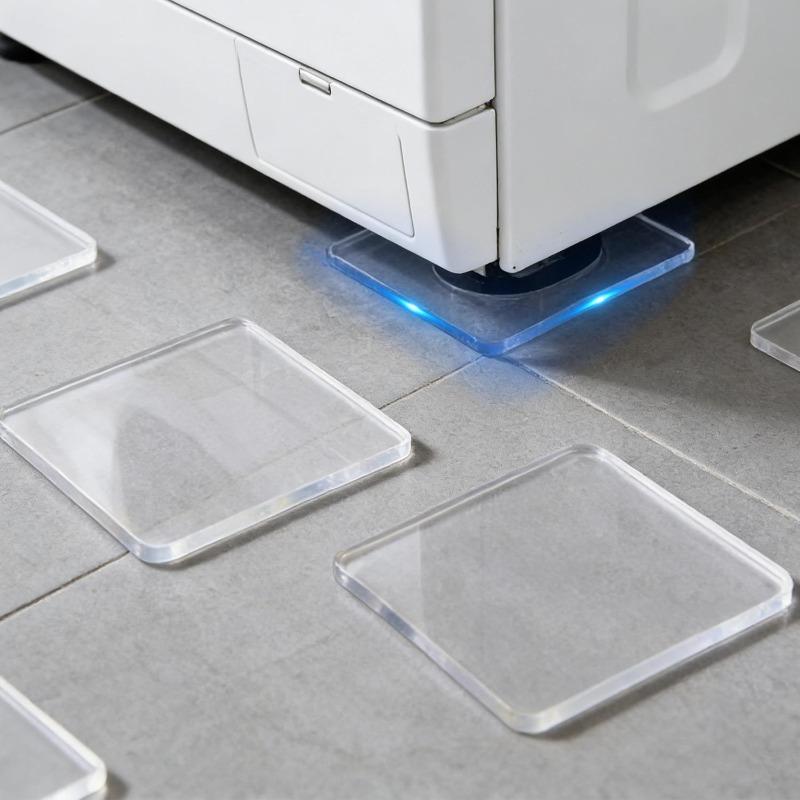 PU Clear Furniture Anti Slip Shock Pads Self Adhesive Furnitured Pads Shockproof Bumpers Chairs Sofas Tables Home Protection