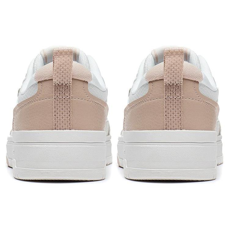 New LiNing Tianji 2.0 Durable Breathable Low Top Skateboard Shoes Women's White Umber AGCT212-1
