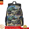 Classic Monster Jam Pattern Backpacks Bookbag School Bags Cartoon  Rucksack Travel Rucksack Shoulder Bag