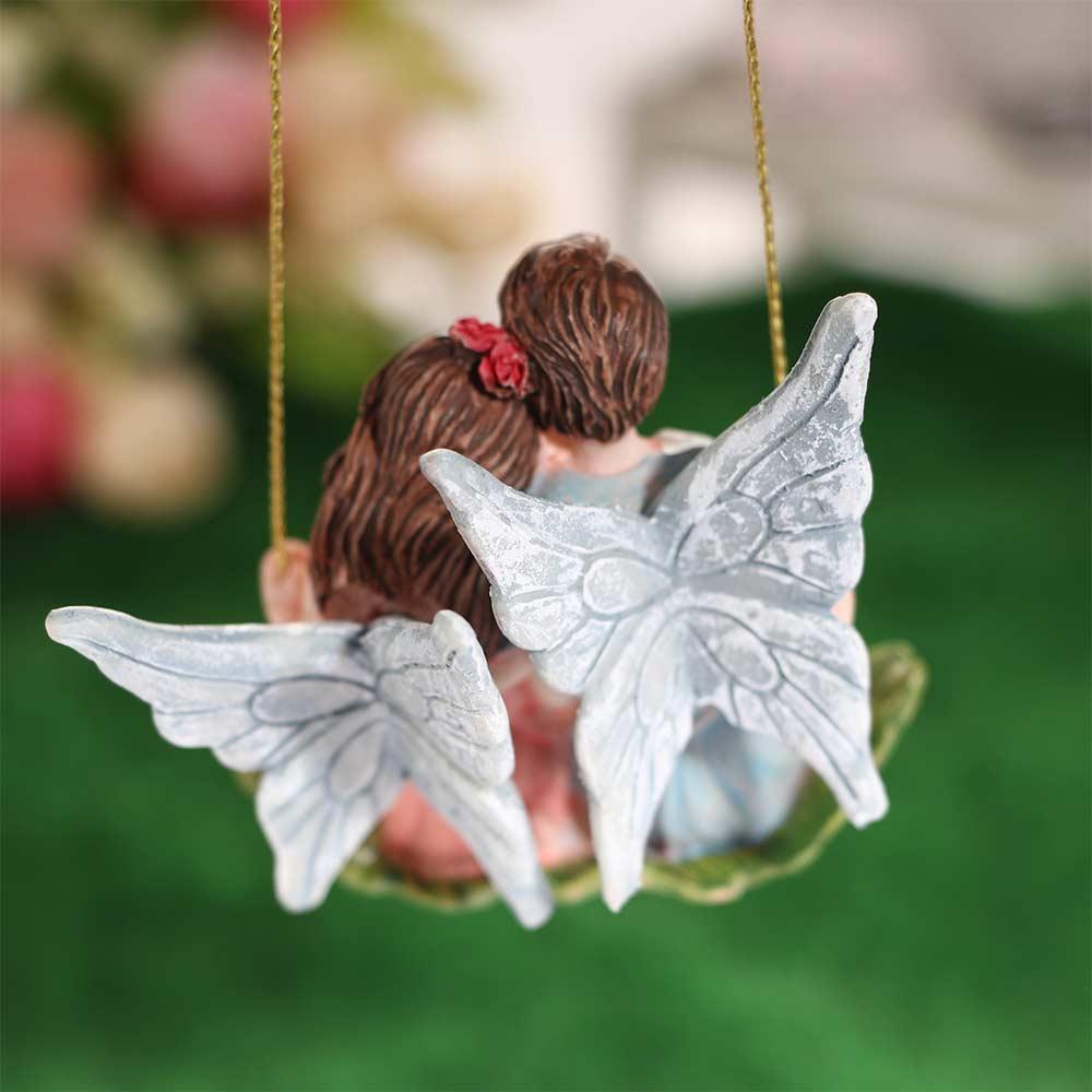 Garden Micro Landscape Scene Decoration Micro Landscape Resin Craft Flower Fairy Couple Figurines