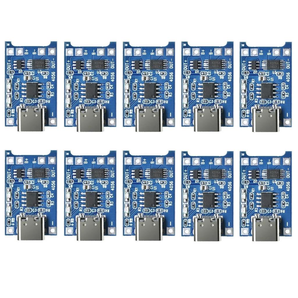 TP4056 5V 1A Type-c USB 18650 Lithium Battery Charging Board Charger Module with Protection Dual Functions