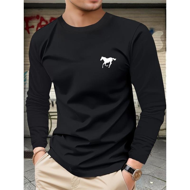 

Sleeve Tee, Lightweight & Comfortable, Great for Spring Autumn XXL чёрный
