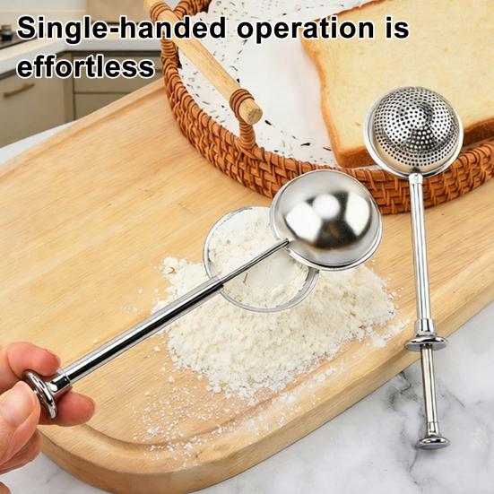 Tea Strainer Stainless Steel Double Layer Fine Filter with Long Handle Dishwasher Safe Tea Infuser for Brewing Tea And Herbs