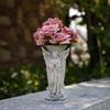 Cemetery Vases Praying Angel Sculpture Ornament Resins Outdoor Decors Flower Holder Pot For Memorial Garden Grave Site
