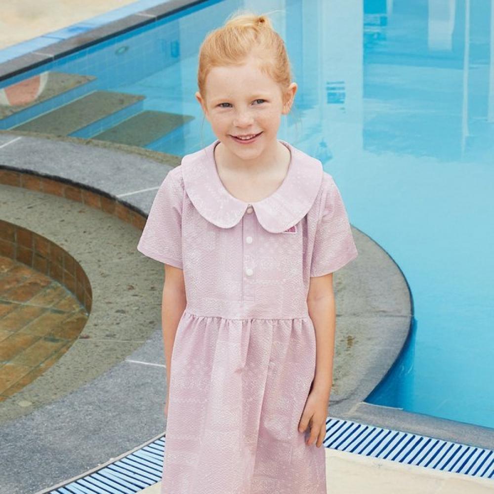 The North Face Nt7vr18t Girls Little Glamp Dress Pale Pink PALE PINK/100