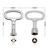Panel Lock Key Universal Wrench Triangle/Socket Electrical Cupboard Box Switch Power Cabinet Key General-purpose