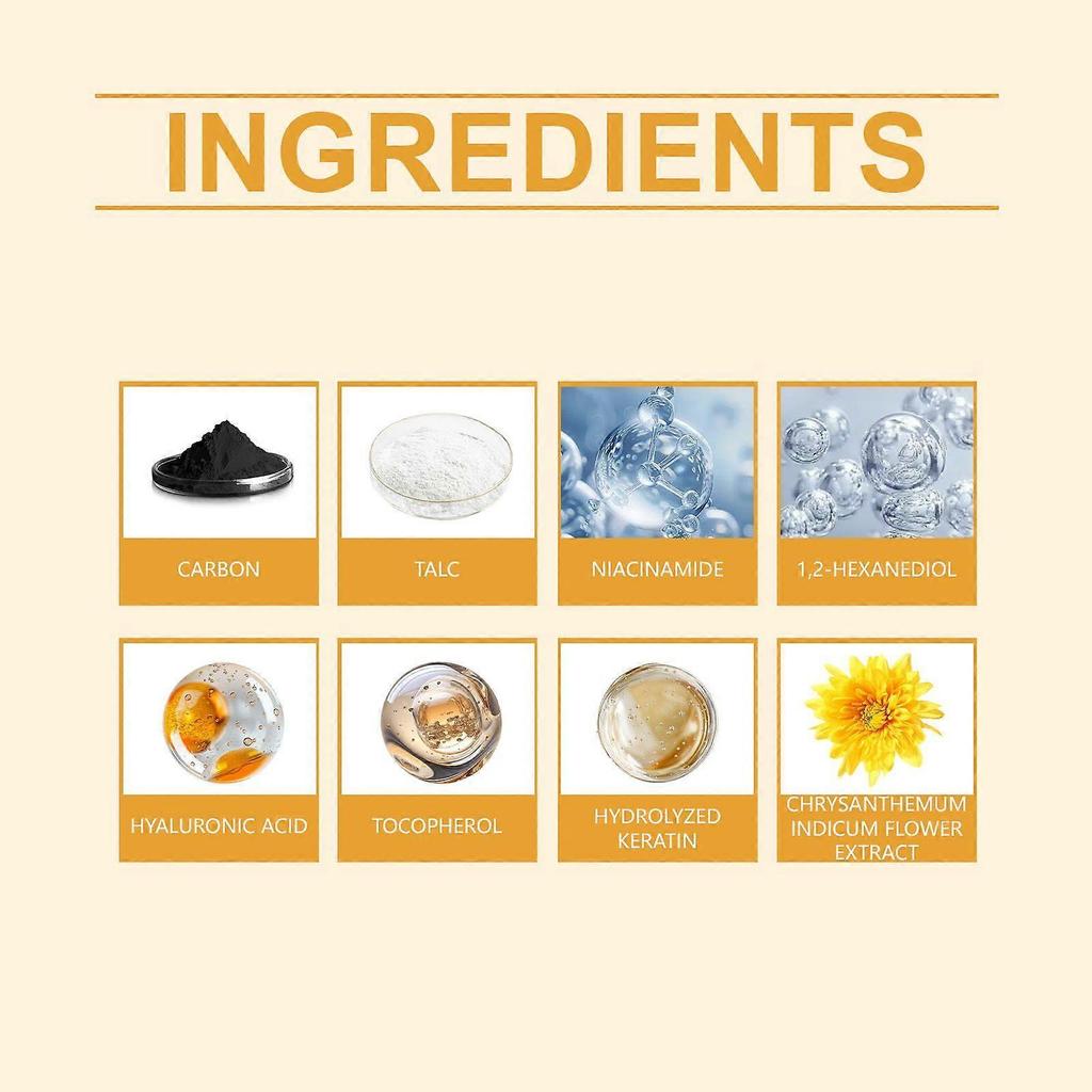 Eelhoe Keratin Black Hair Powder Gentle Volume Daily Hairstyle Visual Appearance Styling Hair Powder