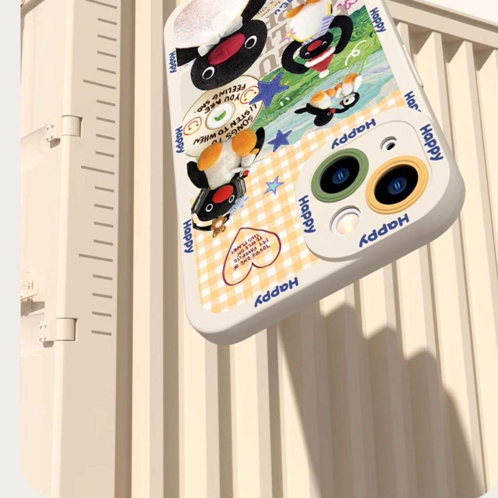 Collage Penguin for Apple 16 Mobile Phone Case for IPhone16 New Pro Cute 14 Cartoon Max Female 13