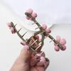 1pc The new elegant and sweet flower clip design features a back of the head clip plate for picturesque and elegant hair