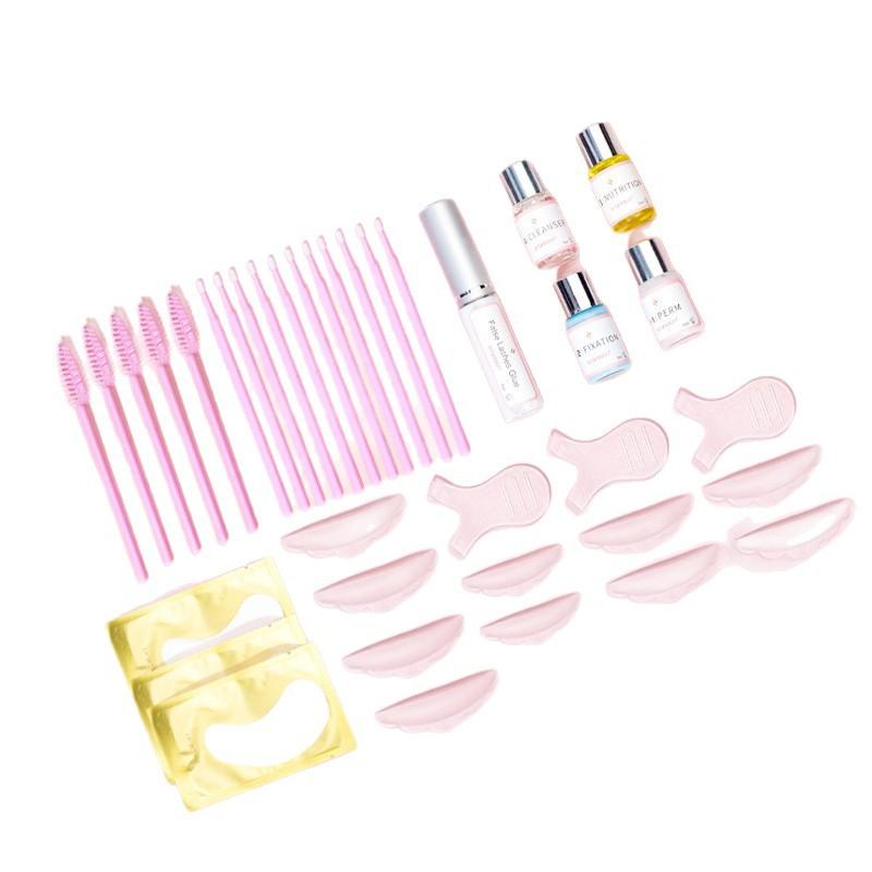 Wimpernlifting-Set zum Dauerwellen, Kräuseln und Anheben der Wimpern Semi-Permanent Salonqualität Zubehör für Schönheitsbehandlungen Enthält Augen