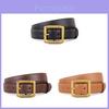 Genuine Leather Womens Belt With Alloy Buckle For Casual And Business Wear