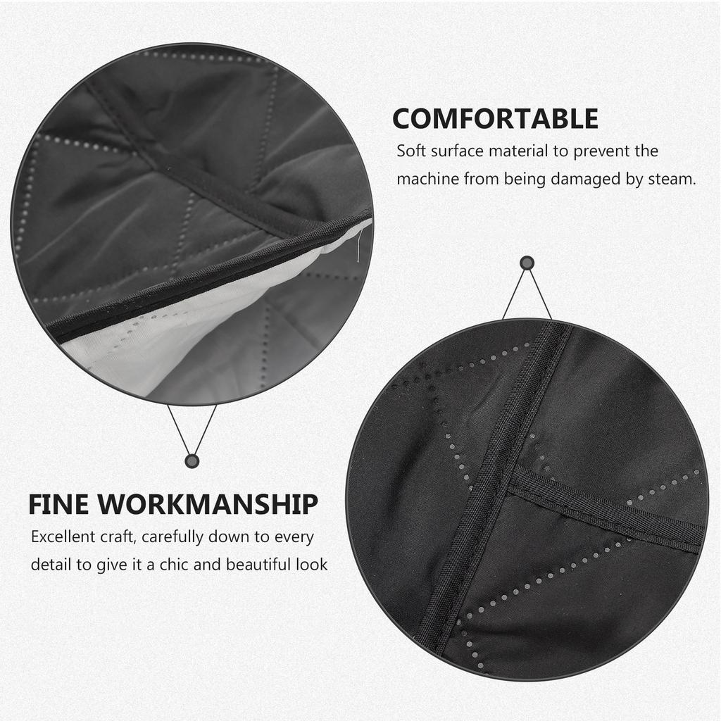 Household Appliance Coffee Machine Cover Soft Surface Protector Fits Most Standard Machines Two Pockets Dust Dirt Liquid Scratch