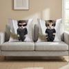 Leon K-Kennedy Cat Cushion Cover Multi-Scene Pillow Cover for Home & Car - Reversible, Soft & Durable for Daily Use