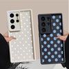 Case for Samsung Galaxy S26 Ultra S24Ultra S22 S23 FE S25 S25 Edge S20FE S21 S24 Plus Phone Cover Luxury Ins Polka Dots