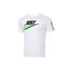 Nike T Shirts Men's White Crew Neck Moderate Straight Fit CW0385-100