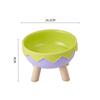 Non-Slip Stainless Steel Pet Bowl - High-Footed Design for Cat & Dog Neck Protection