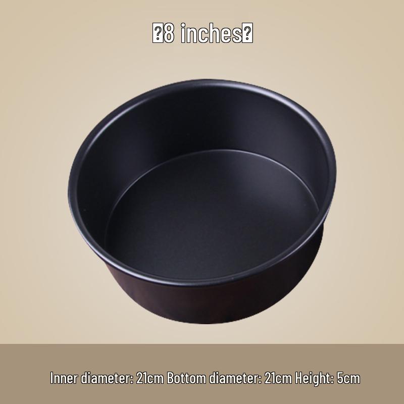 304 Stainless Steel 8-Inch Round Cake Mold for Baking Nian Gao and Fa Gao. Includes 6 and 4 Inch Molds.