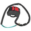 Motorcycle Handlebar Light Switch ON OFF Button Waterproof for ATV UTV Scooter 7 8in