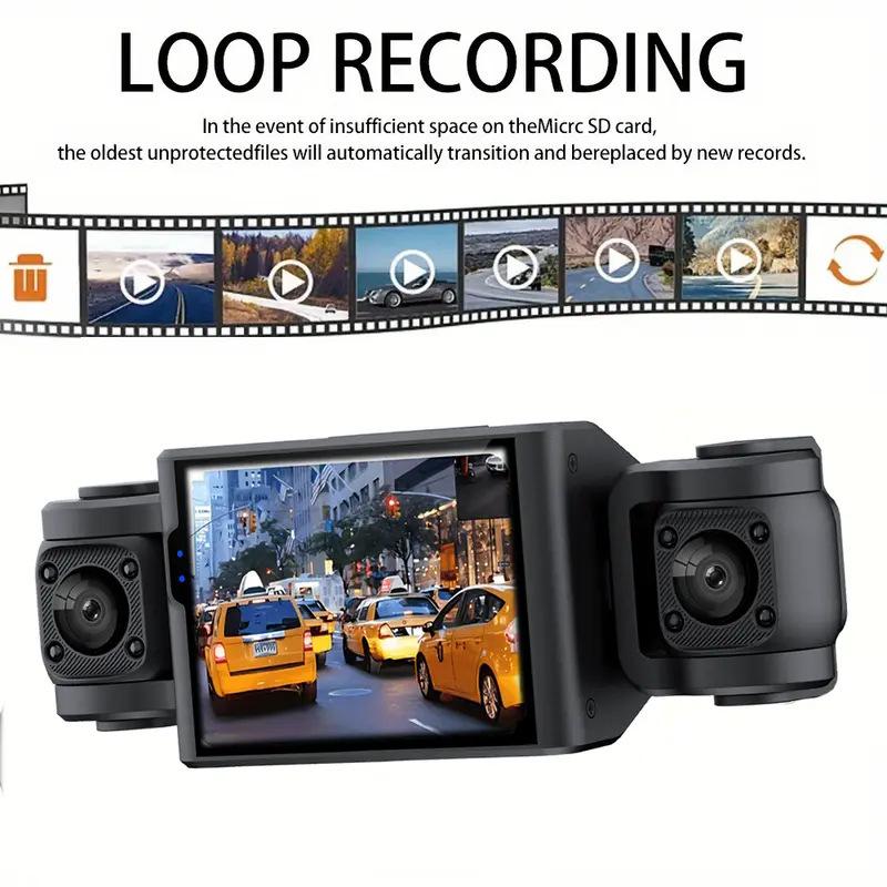 1080P Four-Lens Night Vision Dash Cam