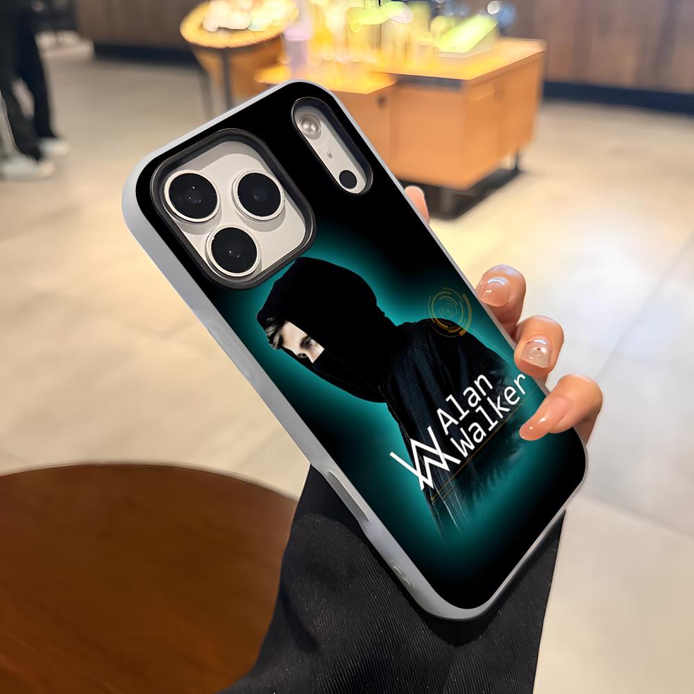 A-Alan Walker DJ Phone Case For IPhone 17 Air 16 E 15 14 Plus 13 12 11 Pro Max Jelly 2 In 1 Protective Case