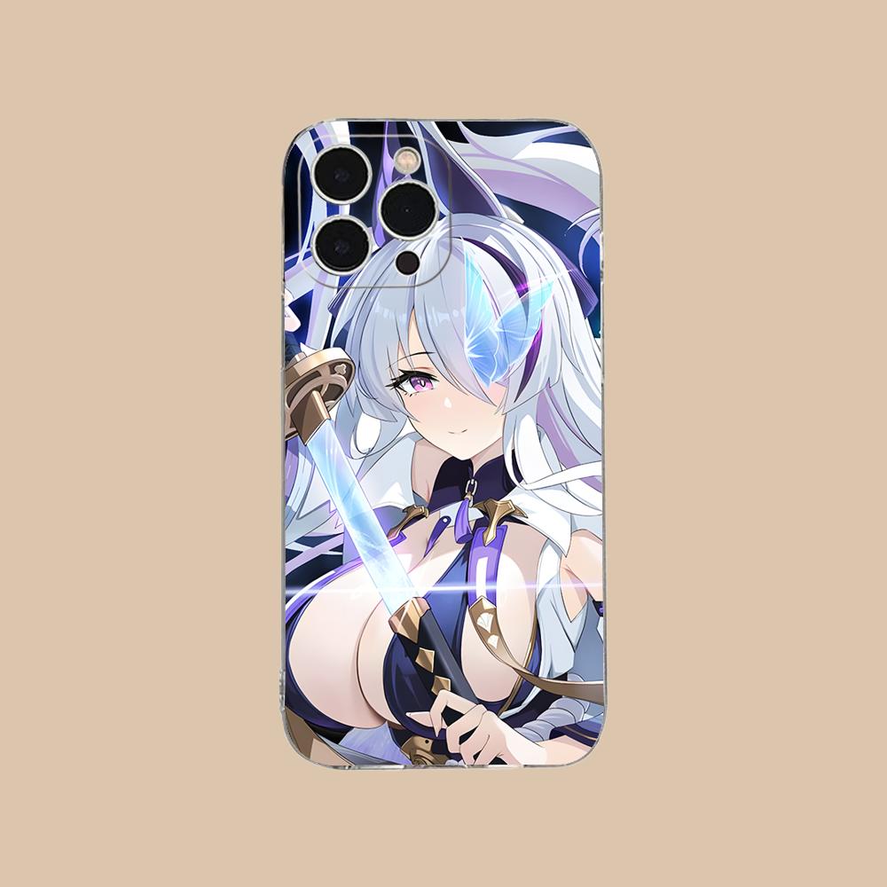 Azur Lane Unzen Clear TPU Mobile Case for iPhone 17 16 15 14 13 12 11 X XR XS Air Pro Max Plus Mini Colorful Cover