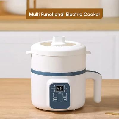 Mini-Elektroherd für Zuhause, 1,7 l, Kochtopf für Babynahrung, multifunktionaler tragbarer Antihaft-Topf, intelligenter Küchen-Reiskocher