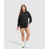 Gymshark Training Oversized Fleece Sweatshirt Black B5a9r Bb2j