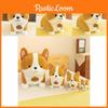 Adorable Corgi Plush Toy Soft Stuffed Animal Yellow Dog Doll Perfect Gift For Girls