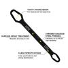 3-24mm Universal Torx Wrench Self-tightening Adjustable Glasses Wrench Board Double-head Torx Spanner Hand Tools for Factory