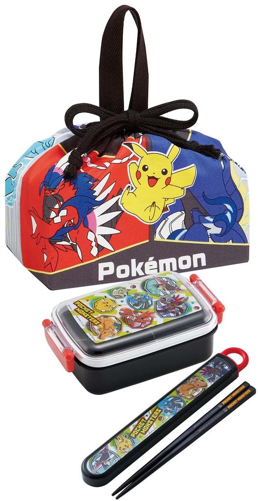 Skater Lunchbox Kordelzug 23 Hergestellt in Kinder Tasche, Pokémon Design, N, Japan, KB7-A