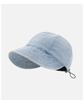 Denim Cap Hats For Women Summer Sun Hat Sunshade Fisherman Cap Bucket Hat Big Brim Breathable Cowboy Adjustable Rope 2024