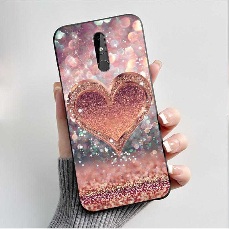 Phone Case For Nokia 3.2 TA-1156 TA-1159 TA-1164 Nokia 4.2 TA-1157 Case Fashion Butterfly Flowers Slim Black Soft Silicone Cover