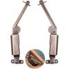 Cupboard Spring Hinge Support Door - Iron Shock Absorber, Spring Buffer, Lid Support Hinge for Cupboard, Kitchen, Flap, Closet, Toy Box, Wardrobe, Fur