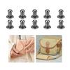 Round Head Button Studs , 4MM 7MM 8MM Metal Screws Spikes and Studs, Leather Rivets Screws Button Rivets for Leather
