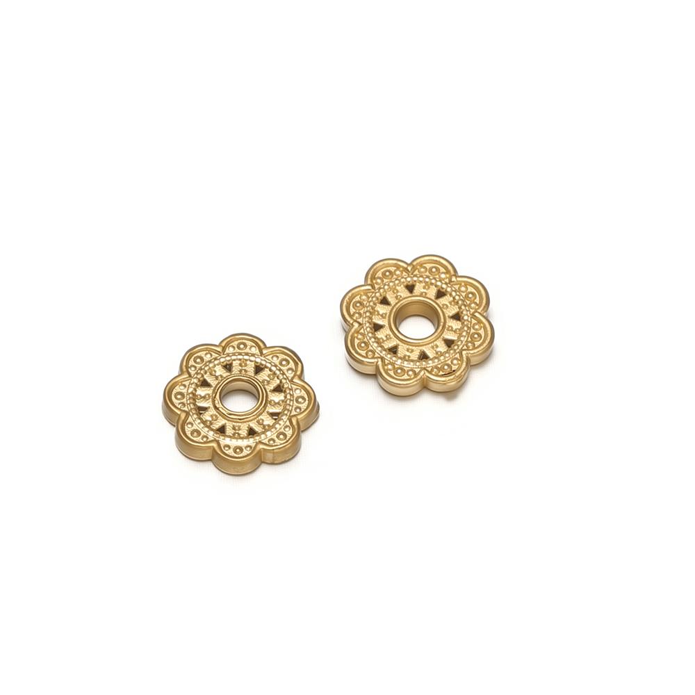20Pcs Stainless Steel Vintage Beads Caps for Bohemia Bracelets Findings Crafts Necklace Making Accessories DIY Jewelry Supplies