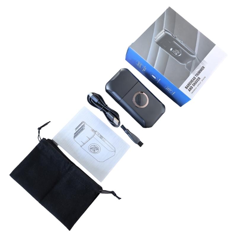 

Fashionable Electric Shaver Travel Waterproof Rechargeable Travel Trimmer Quick Shaving Tool for Multifunctional Use