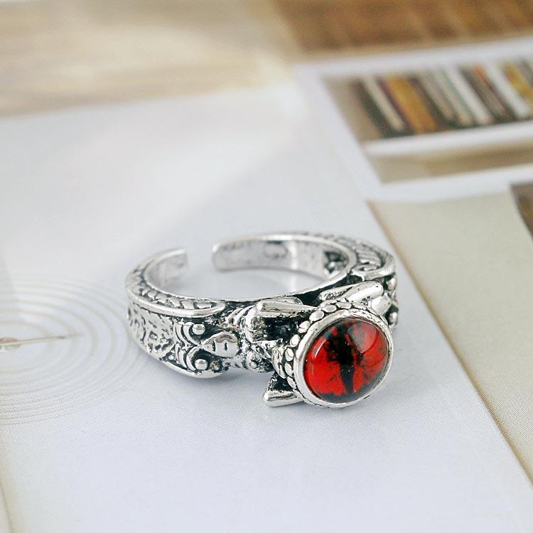Simple Men's Open Creative Decoration Japanese and Korean Trendy Student Index Finger Ring