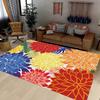 Non-slip Washable Outdoor Rug Tropical Botanical Waterproof for Patio Deck Backyard Decor