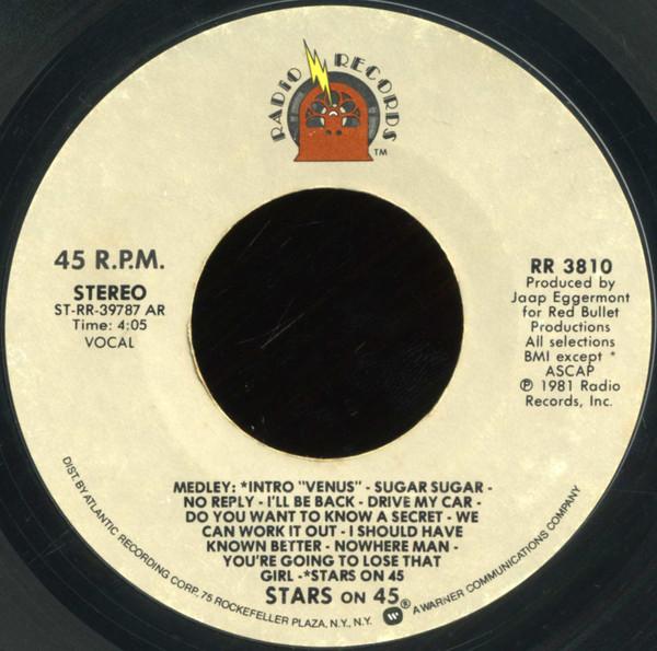 

7inch Record STARS ON 45 Stars On 45 RR3810 RADIO 1981 Japan Dance Electronica Used