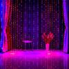 LED Waterfall Flowing Net Lights: Outdoor Waterproof Festival Decoration Fairy Lights for a Romantic Atmosphere