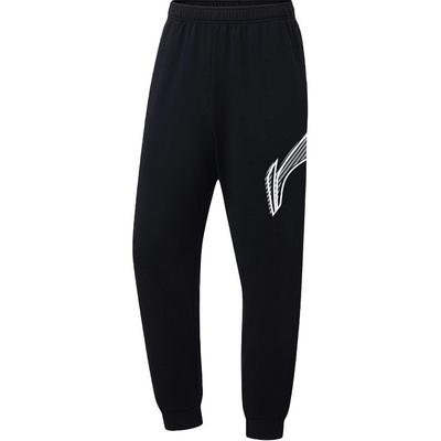 Li Ning Sports Lifestyle Series Knitted Cuffed Mid-Waist Drawstring Casual Pants Men Bottoms Black YKLU155-1
