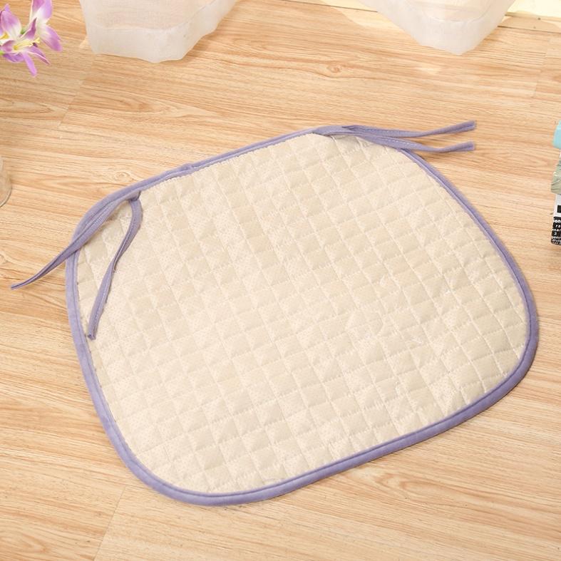 

45*45 см подушка для стула в деревенском стиле, плюшевая подушка для сиденья, нескользящий теплый цветочный коврик для стула розовый