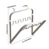 Trash Bag Holder Hangable Bracket For Garbage Pouch Metal Garbage Pouch Holder For Kitchen Doors Portable Folding Waste Can Bag