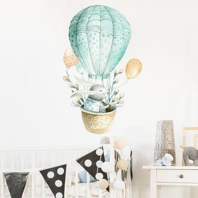 Cartoon Wall Sticker Kids Child Room Home Decoration Wallpaper Cute Animals Bedroom Mural Nursery Stickers