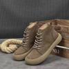 Men's Autumn New Wasteland Style Casual Leather Shoes Retro British Comfortable Wear-resistant Lightweight Big Head Shoes