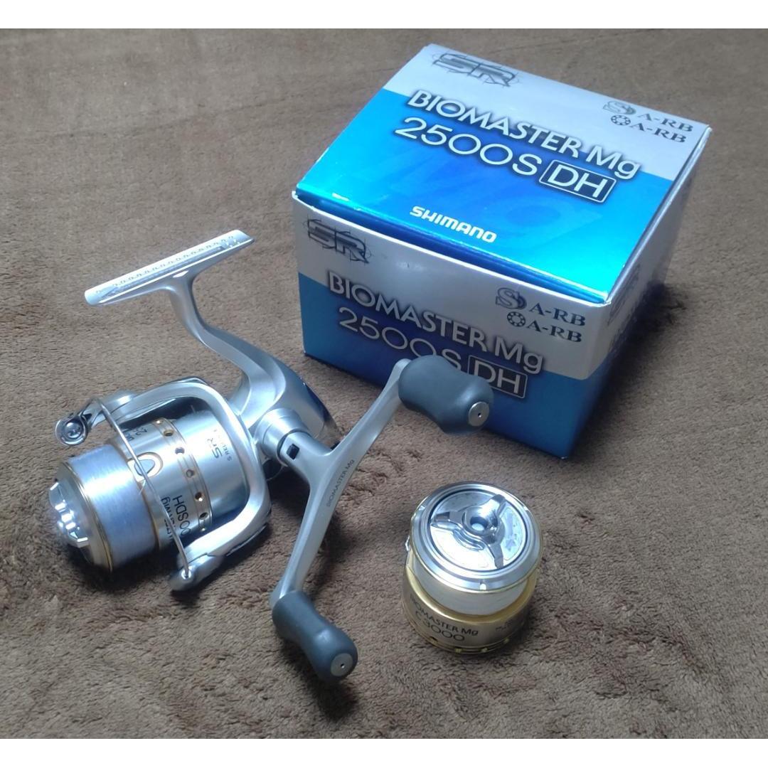 Used Shimano  06 Biomaster Mg 2500SDH with replacement spool C3000