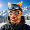 Cute Animal Ski Balaclava 3D Printing Full Face Hood Fun Balaclava  Motocross
