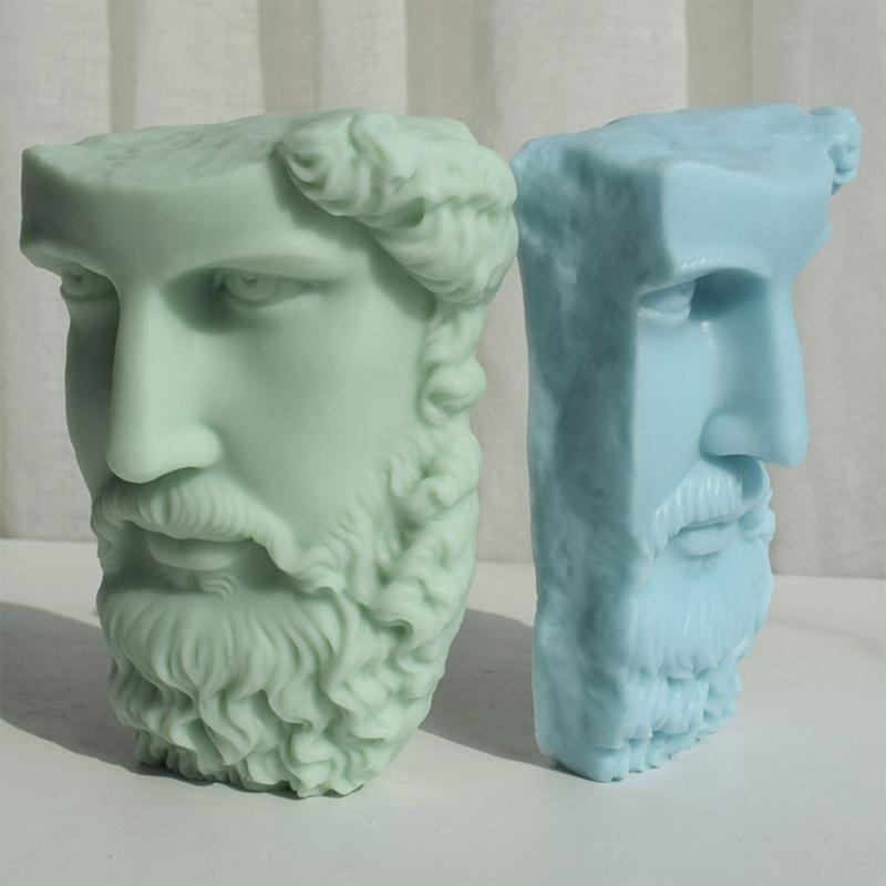 Statue Candle Silicone Mold for Making Candle Soap Plaster Ornament